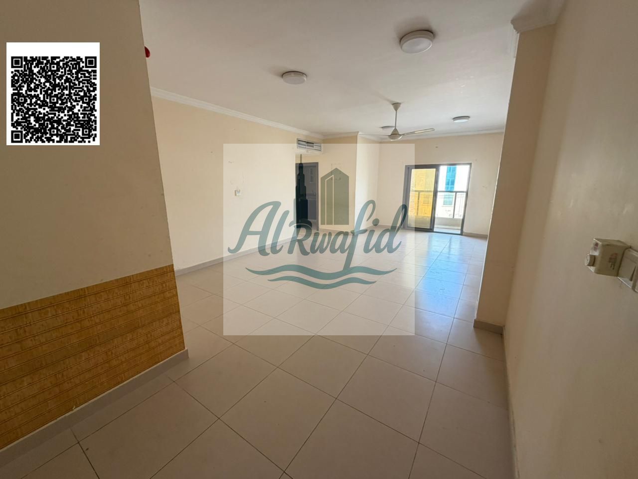 A distinctive apartment is available for annual rent in Al Muwaihat 2, Ajman, in an excellent location opposite Al Mubarak Markets. It's situated in a