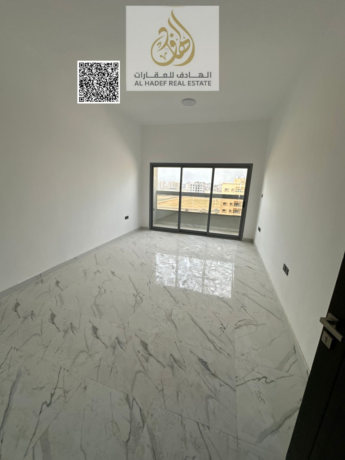 One bedroom and living room, first occupancy, Al Jurf 3, top-of-the-line finishing