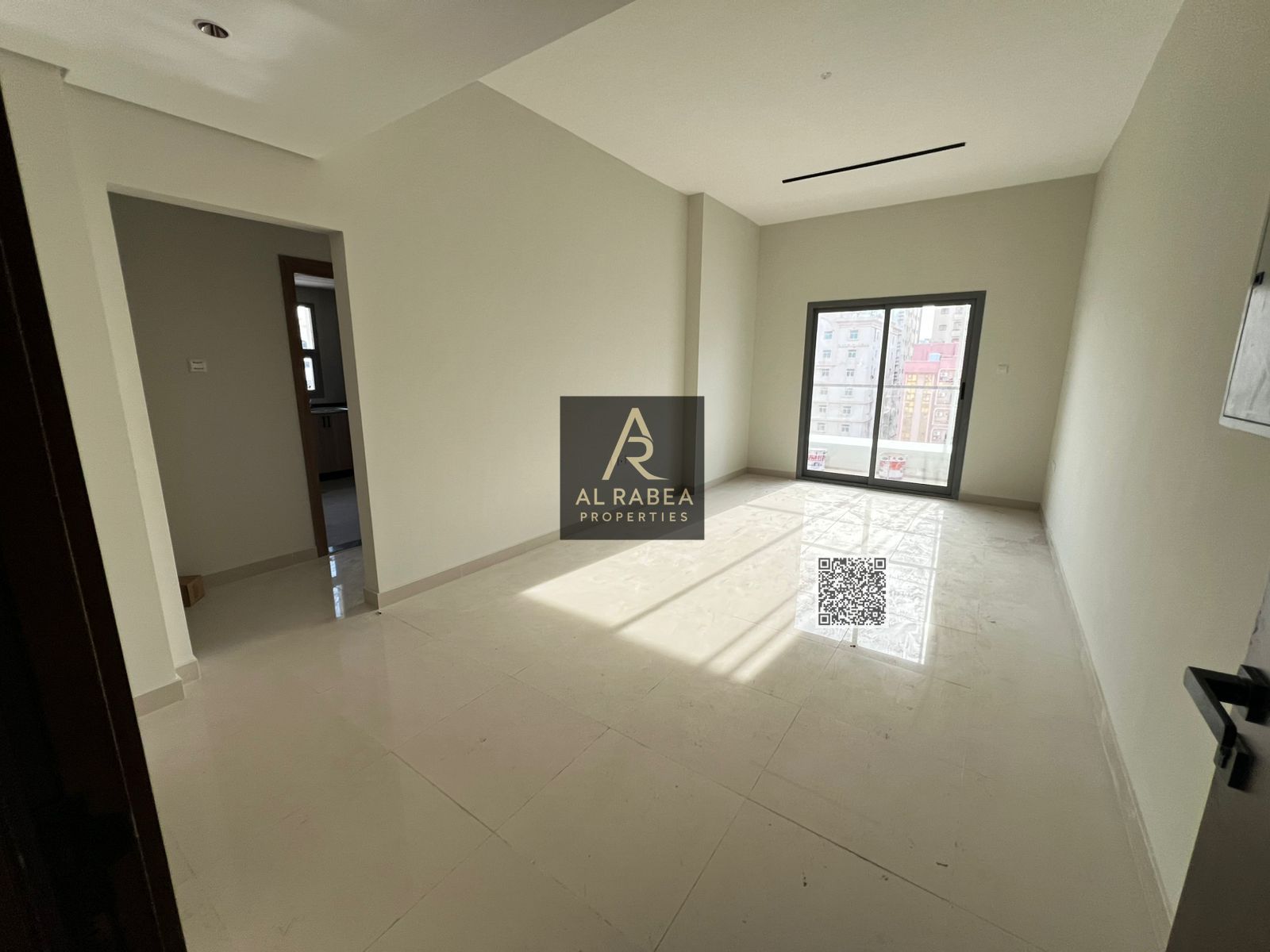 **Three-Bedroom Apartment for Annual Rent in Al Nuaimiya 1, Ajman – Near Thumbay Hospital with Balcony and Built-In Wardrobes**