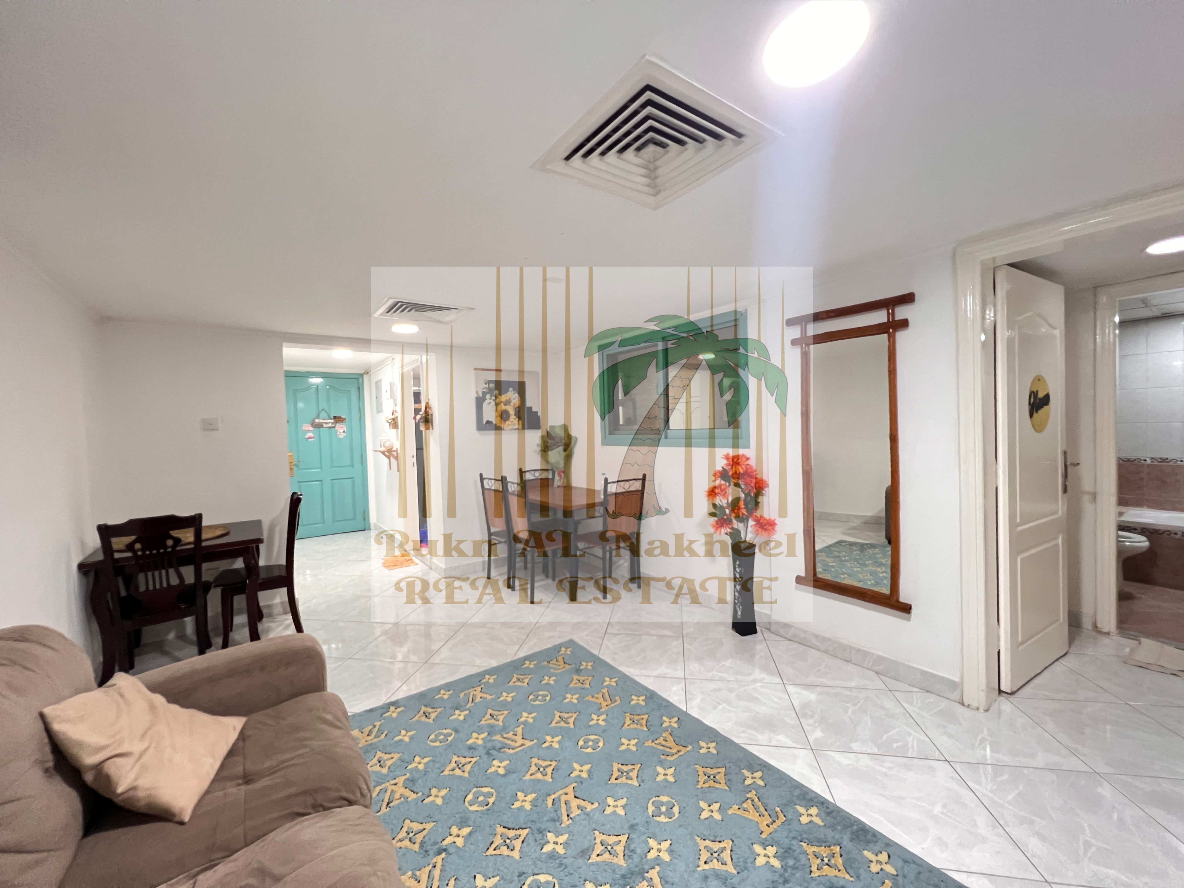 INCLUDING ALL Fully furnished monthly 1bhk 2bath balcony with open view ready to move in good location for more details & information contact us