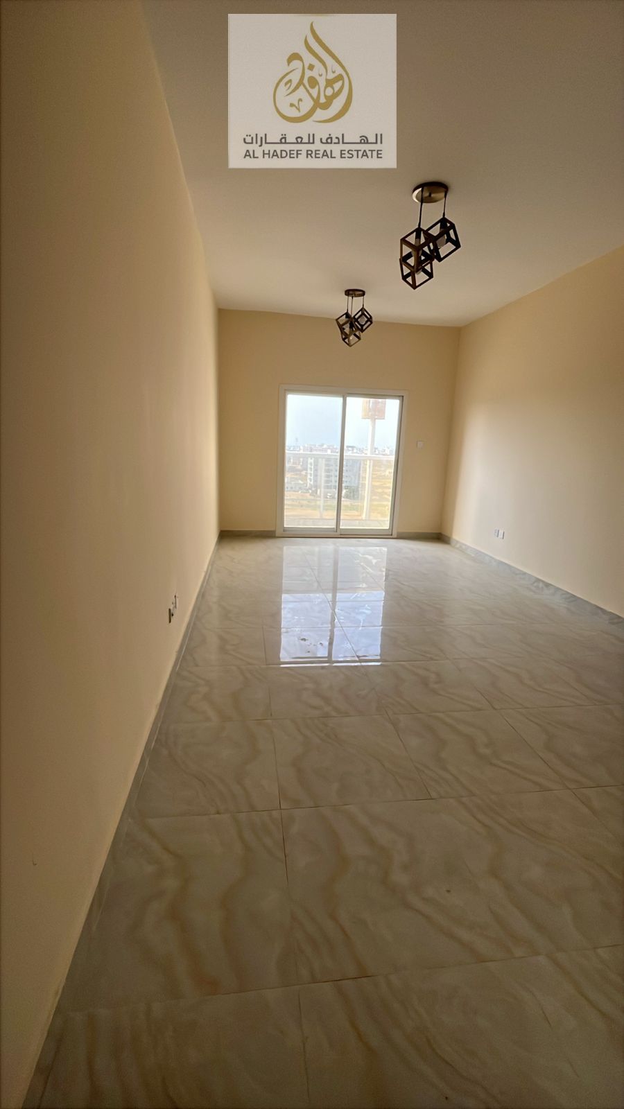 Al Jurf 3, near Sheikh Mohammed Bin Zayed Road - First occupancy - One bedroom, living room, 2 bathrooms, balcony, and private parking inside the towe