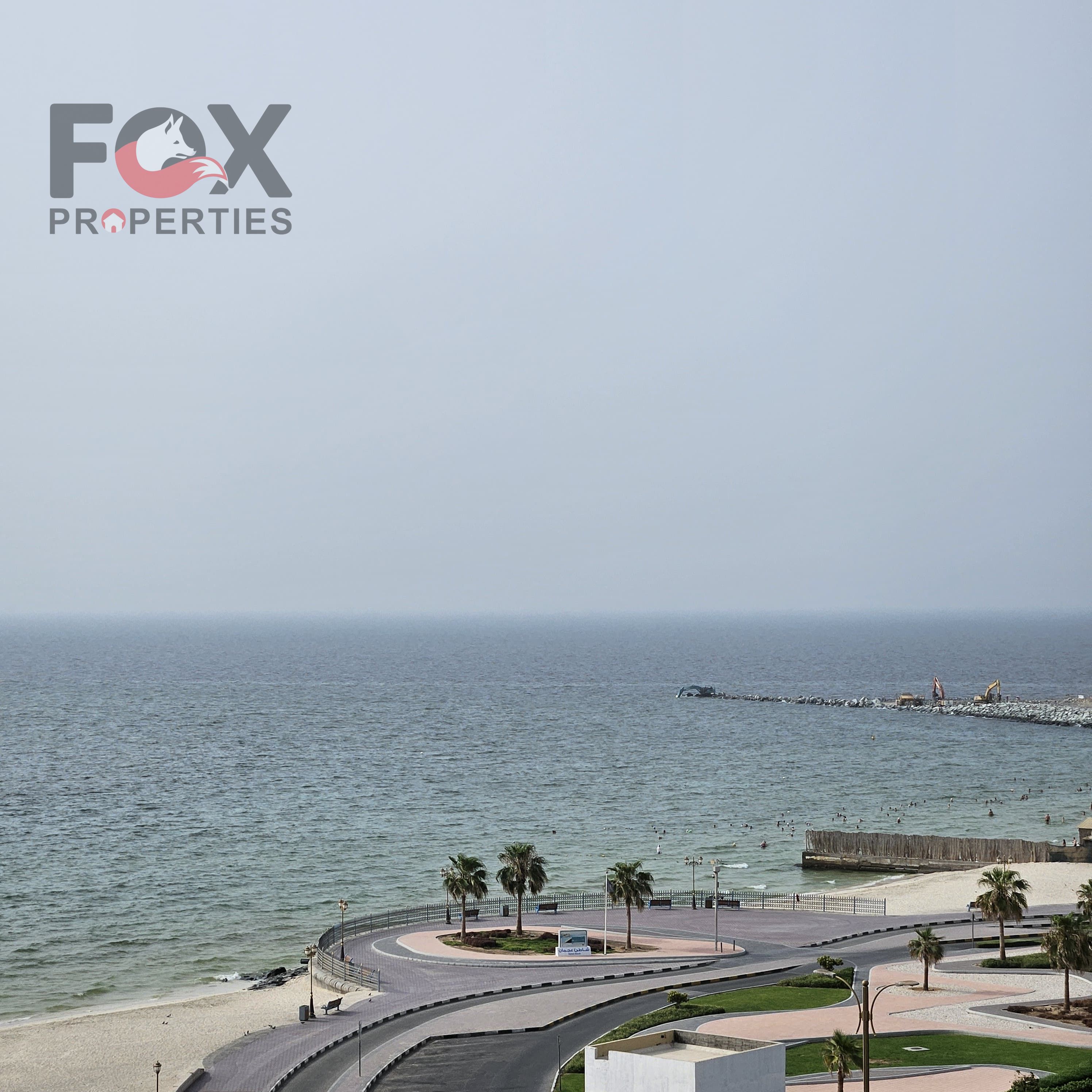 Super deluxe two-bedroom apartment with a living room and a stunning sea view