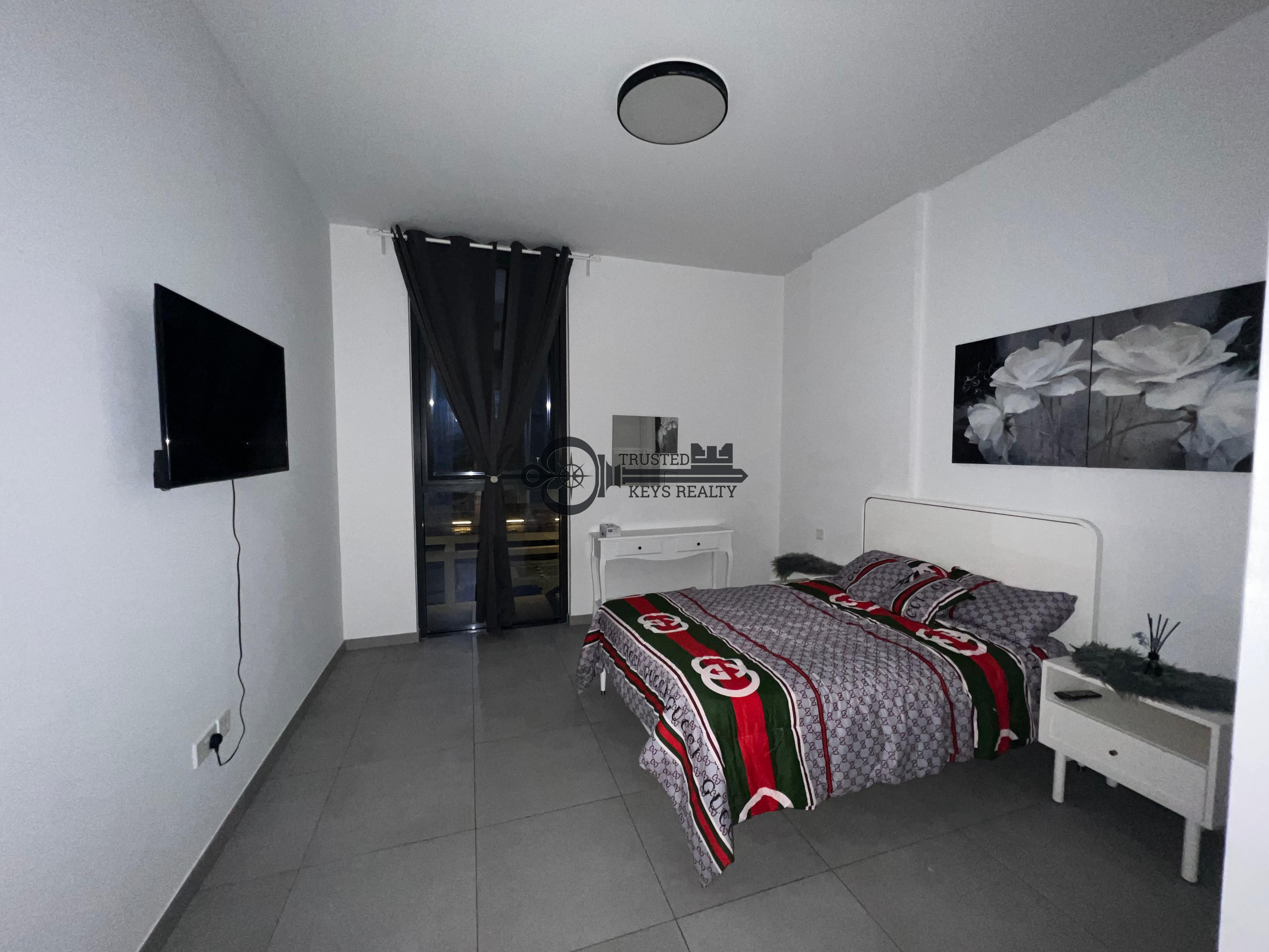 Modern Furnished Studio Apartment for Rent in Aljada | Prime Location | Ready to Move