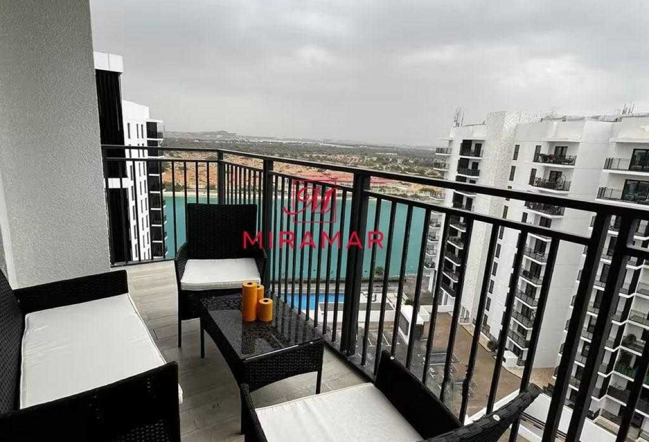 Fully Furnished Canal and Pool View High Floor