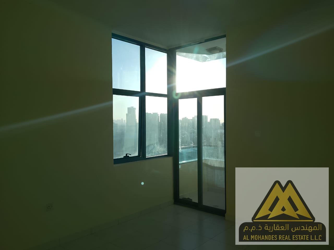 Spacious 3BHK apartment available for annual rent in Falcon Tower, located in Al Rashidiya 2, a prime area close to all services, markets, and transpo