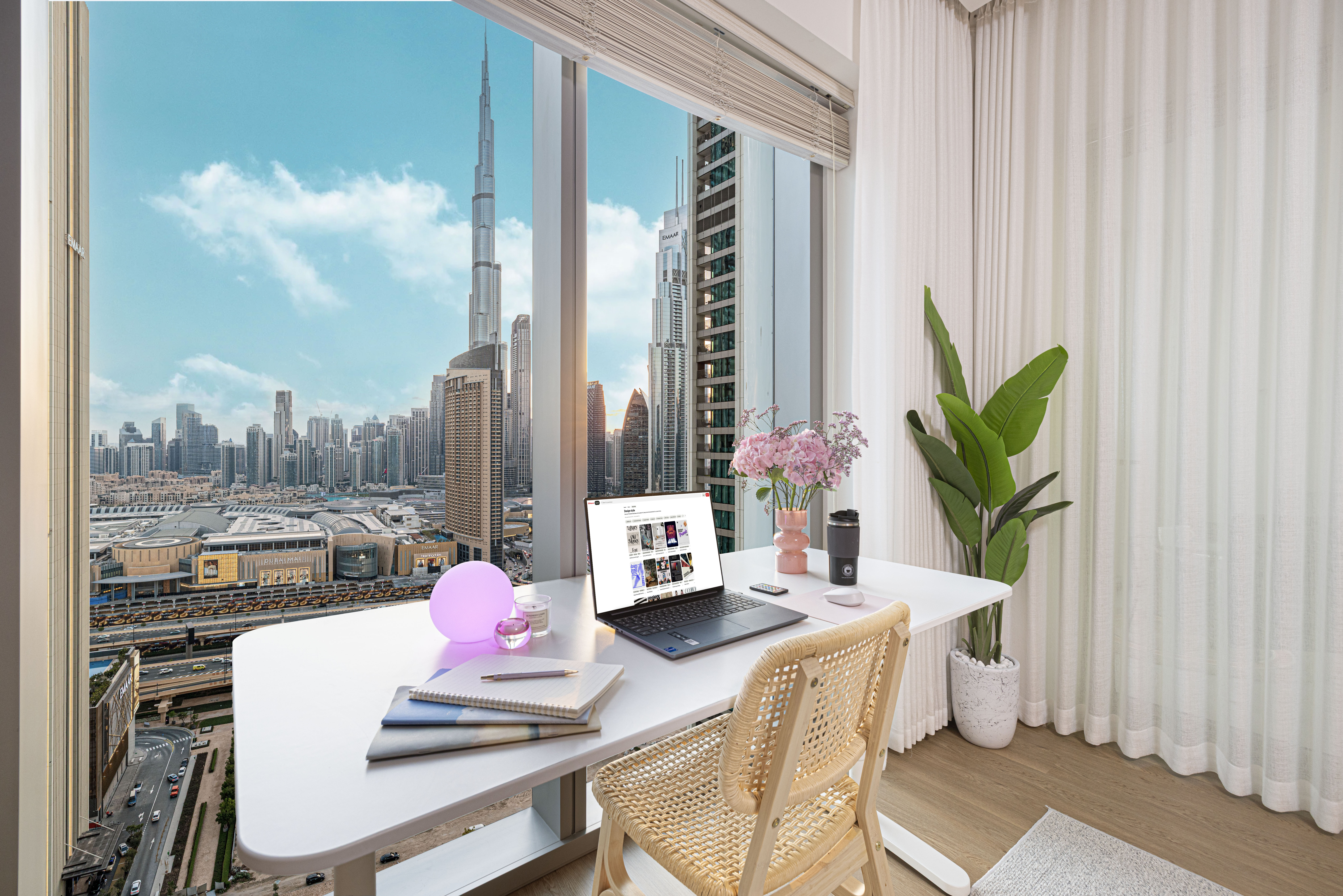 Modern 2BR | Burj View | Dubai Mall Connection | Sleeps 8 | Premium Amenities | Bills included | No Commission