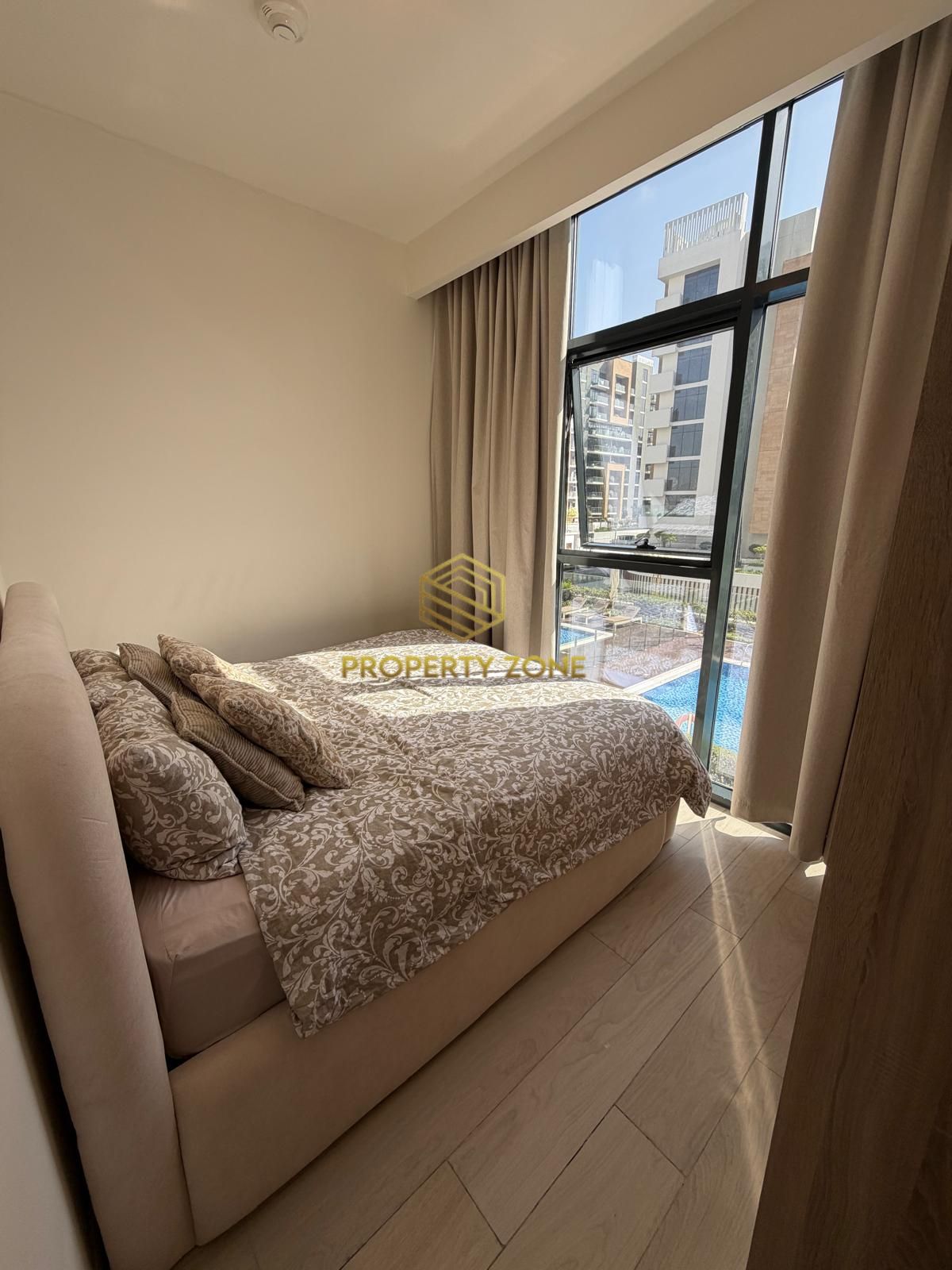 Stylish 1BR Semi-Furnished Apartment | Balcony | Family Living