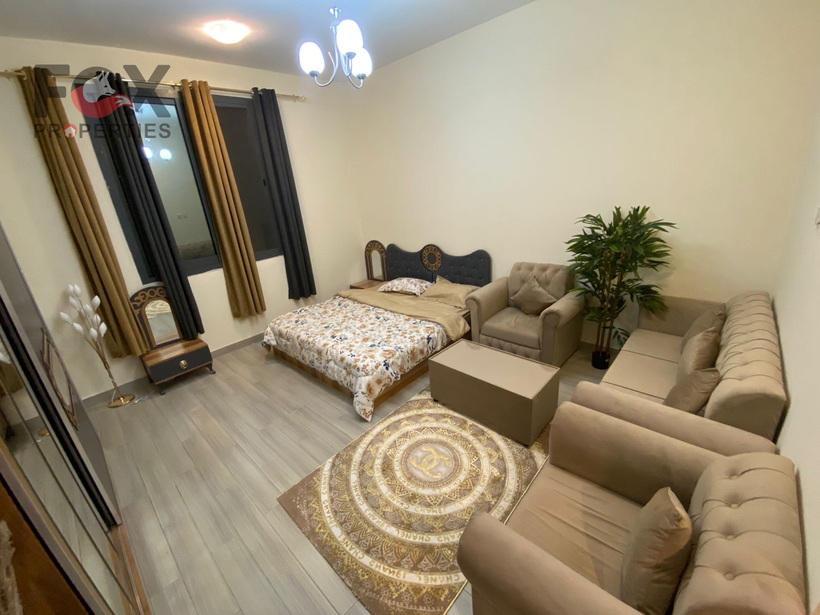 Studio for rent in Al Jurf 2, a prime location offering easy access to the Court and Etisalat offices