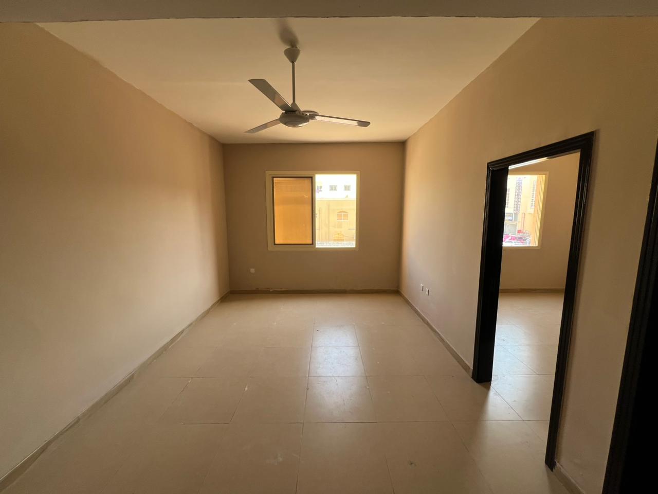 One bedroom and living room in Al Muwaihat, near McDonald's and the Saudi German Hospital. One bathroom. Central air conditioning. Families only.