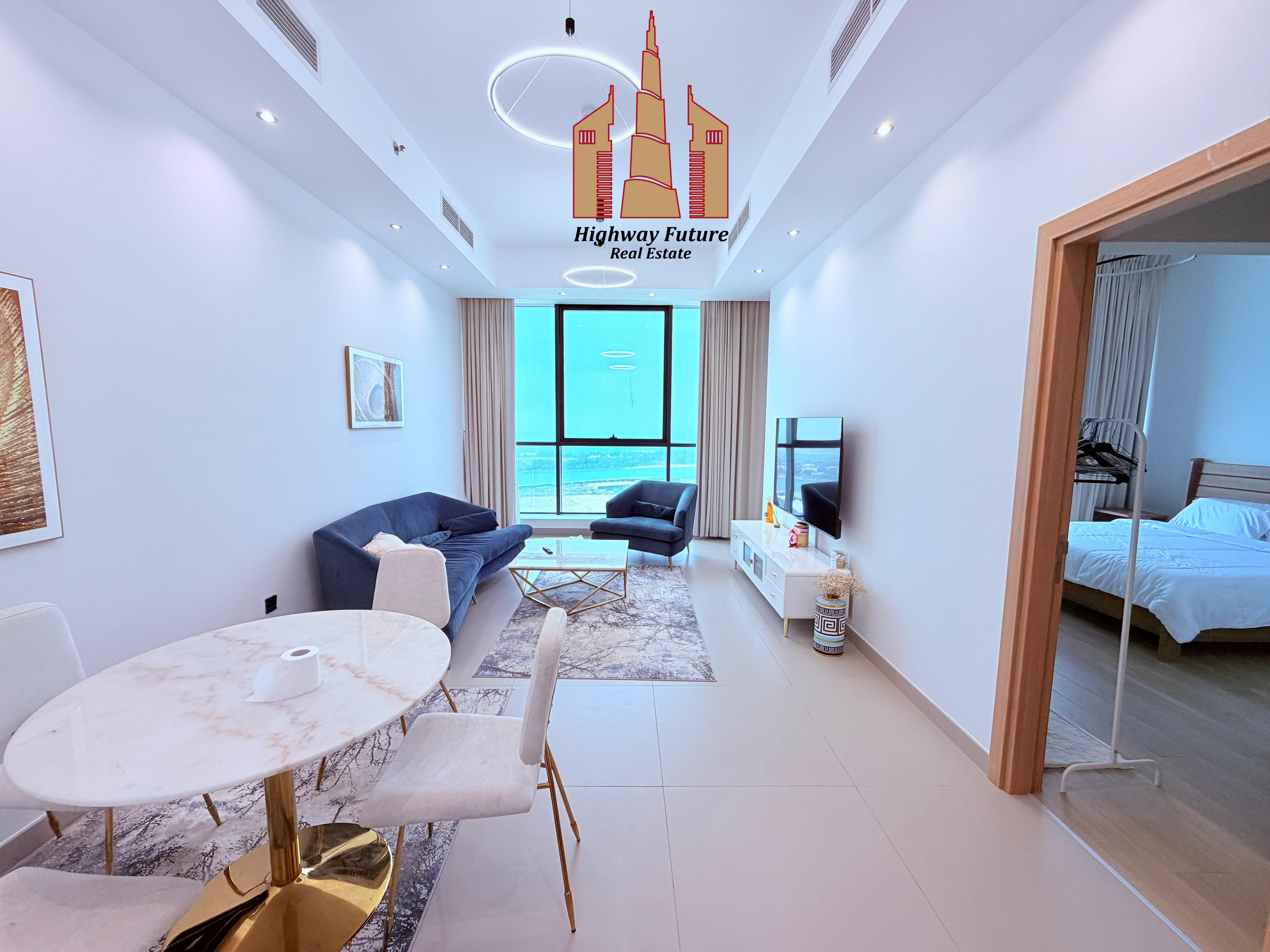 Luxurious 1-BR | Sea View | Prime Location | Gym