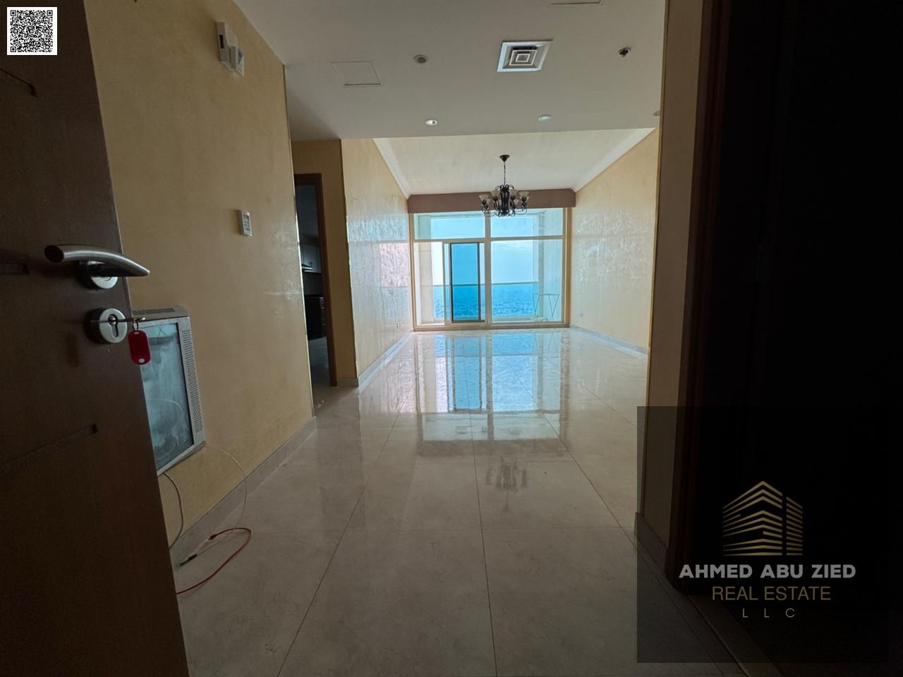 A very spacious and elegant 3-bedroom apartment with a large living room, located in Ajman One Towers – Al Rashidiya 3. The apartment includes private