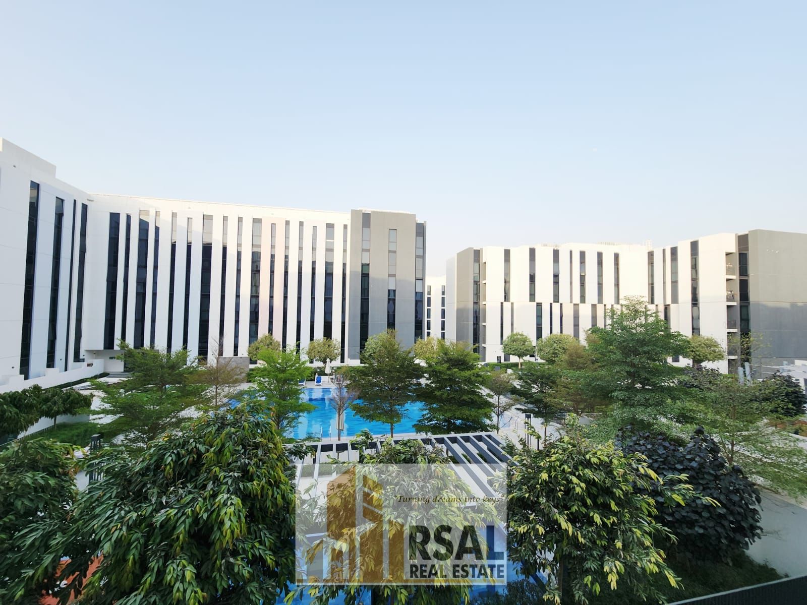 New Aesthetic Studio | Fully Furnished | Pool View | East Village, Aljada