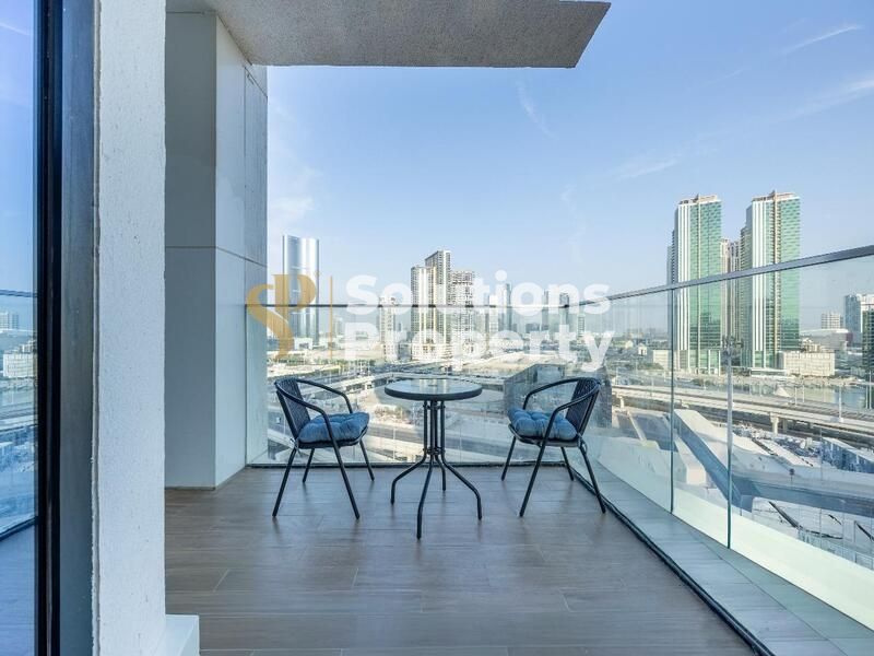 Brand New 1BR | Hotel Furniture | Balcony on Canal