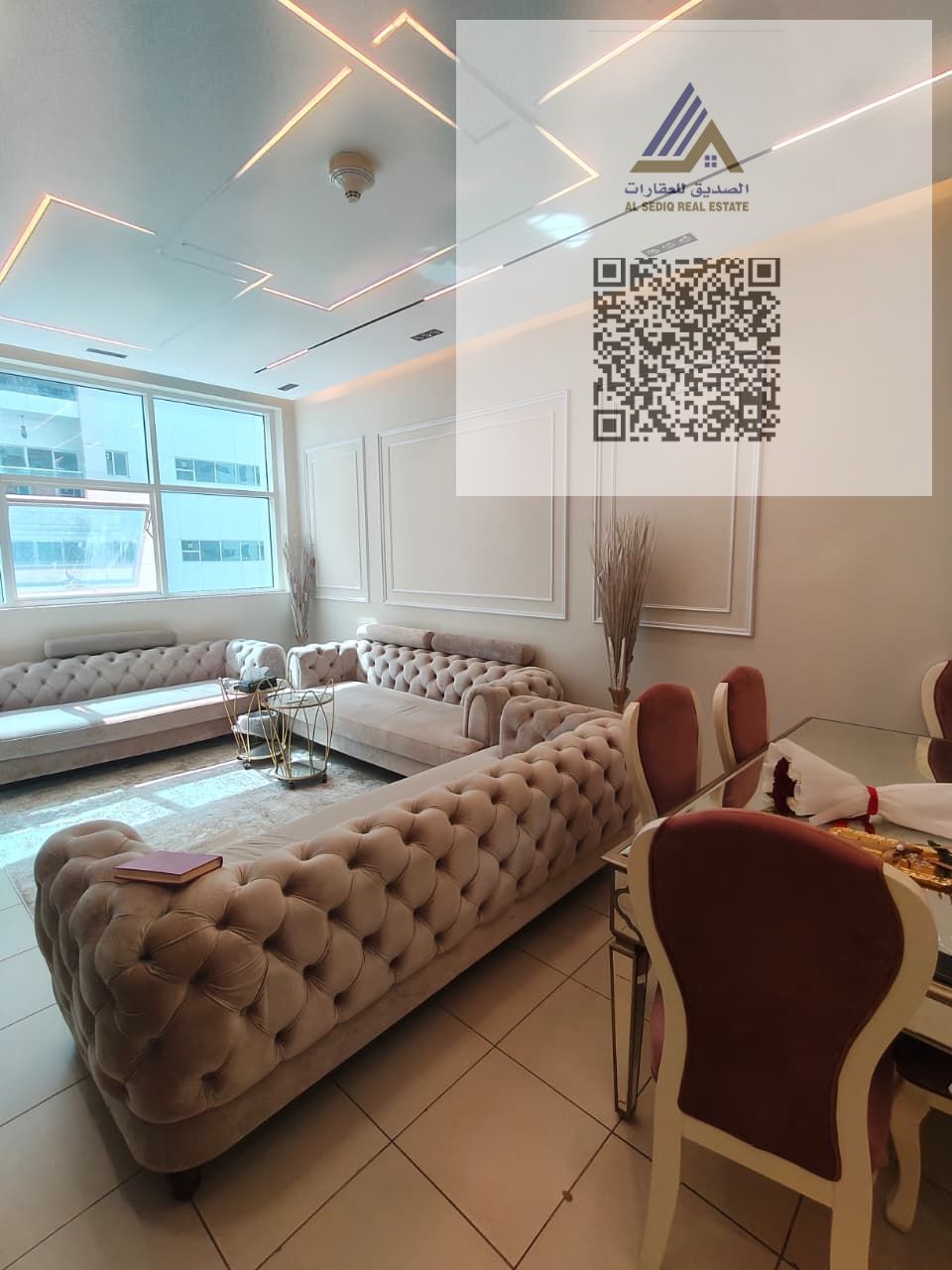 Furnished Apartment for Monthly Rent, Including Bills, Central Air Conditioning, Ajman
