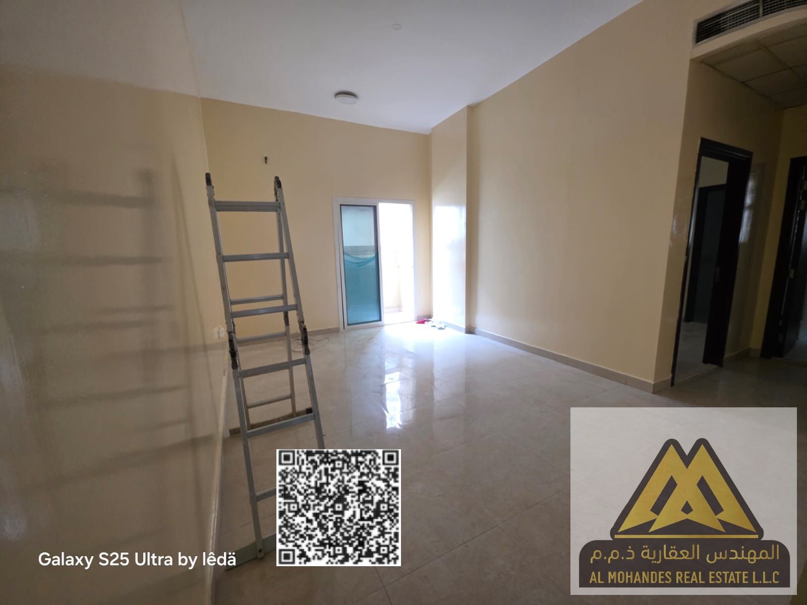One bedroom and living room apartment for annual rent in Al Jurf 2, Ajman.