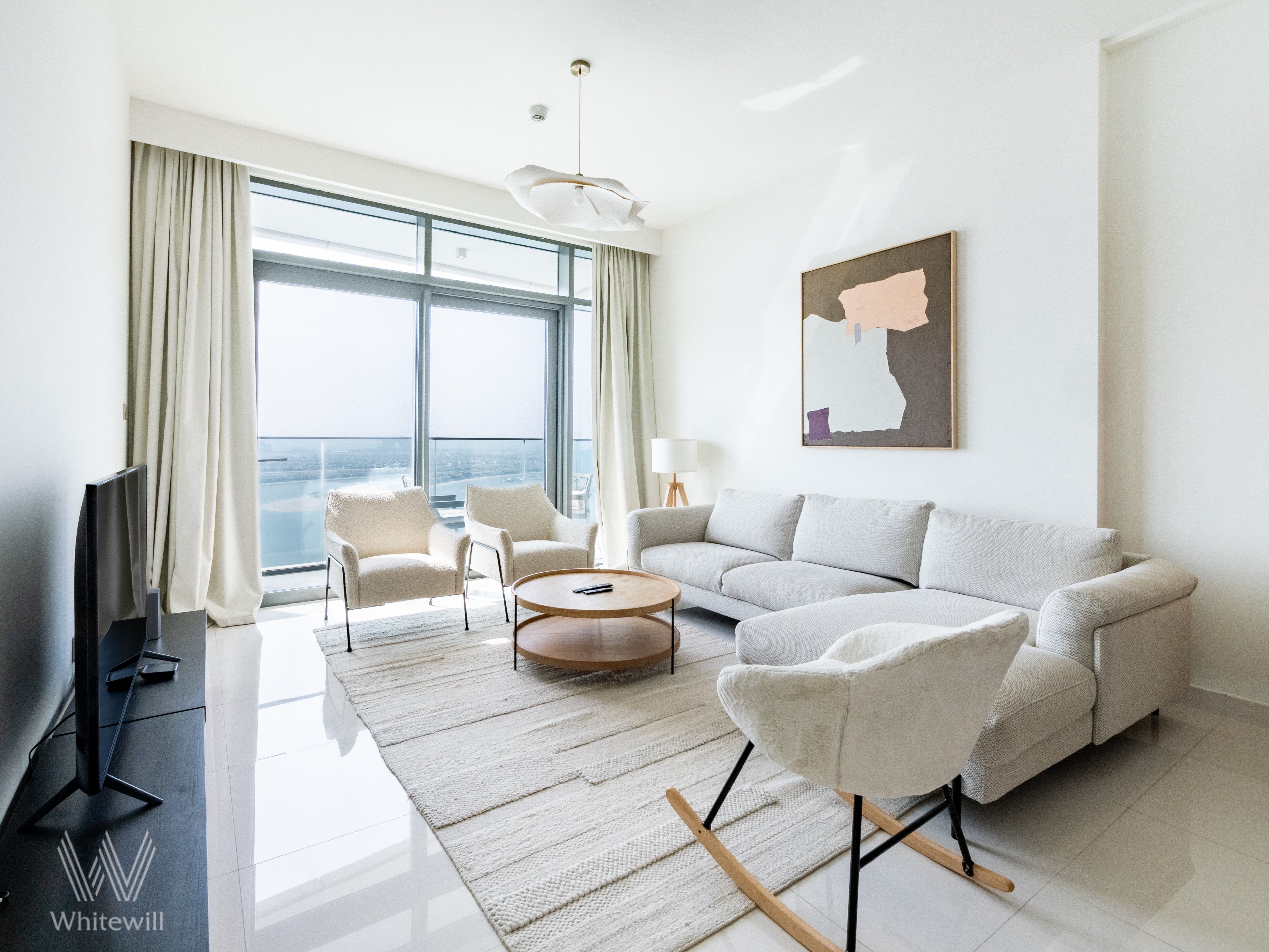 Amazing Sea and Palm View | Furnished | High Floor