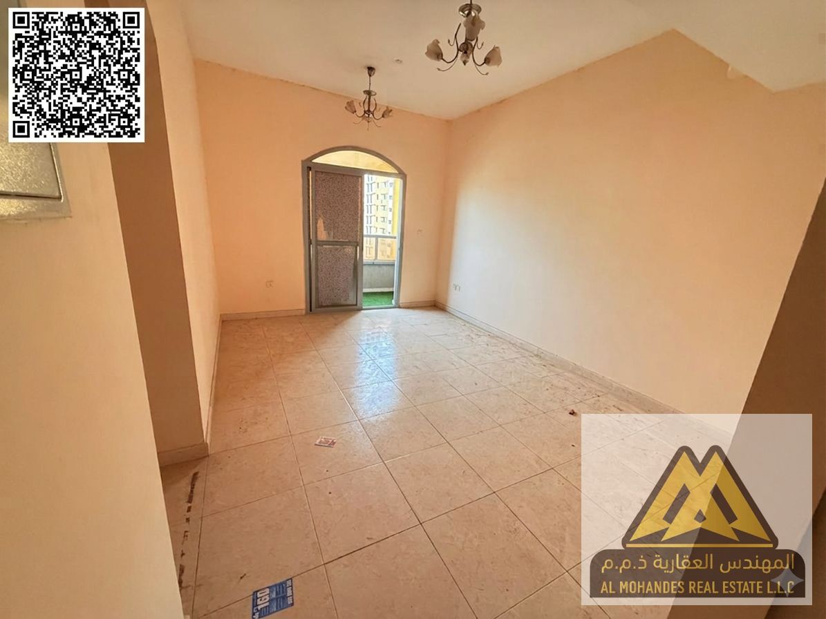 For annual rent: A two-bedroom apartment in Al Nuaimiya 1, Ajman, located near Al Hikma School in a prime location with easy access to Dubai and Sharj