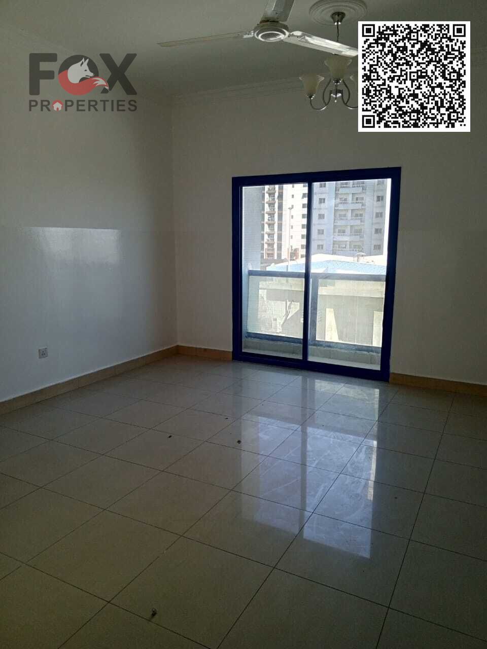 Apartment for Rent, Industrial 2, next to Emirates Markets, balcony, 2 bathrooms, AC