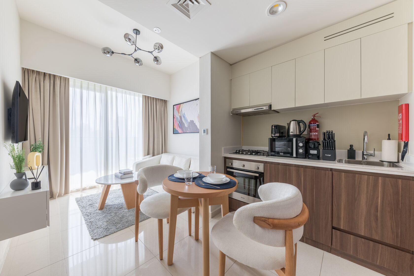 Fully furnished 1BR | Newly renovated | High floor